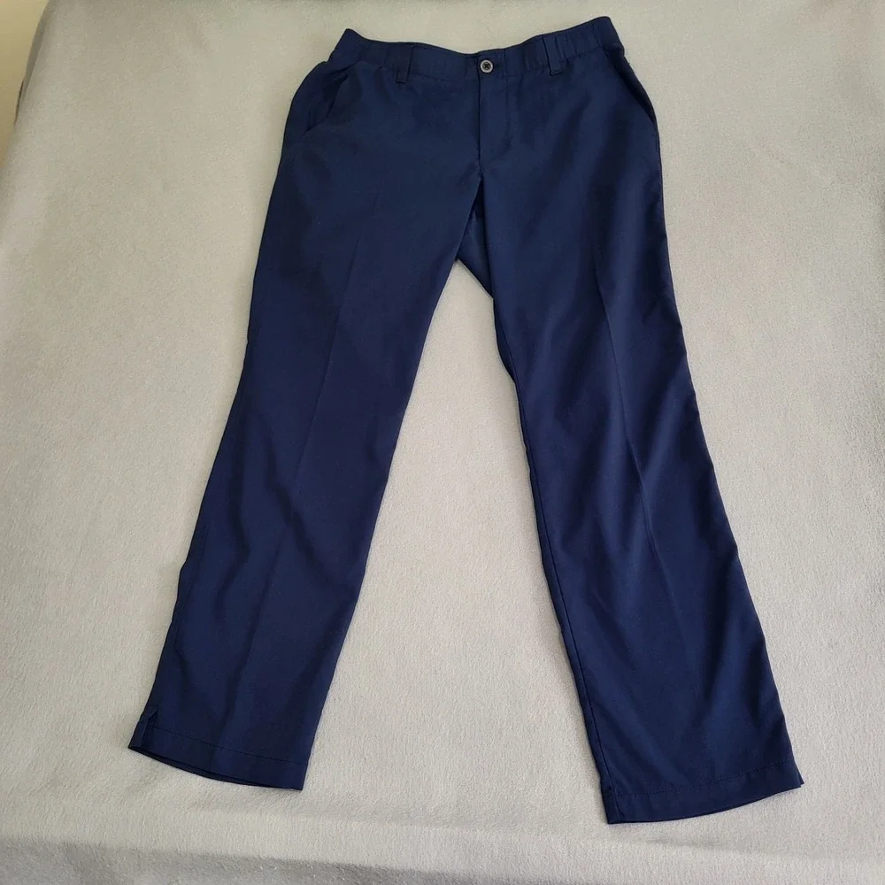 Under Armour Navy Blue Performance Golf Pants Men's Size 34x32